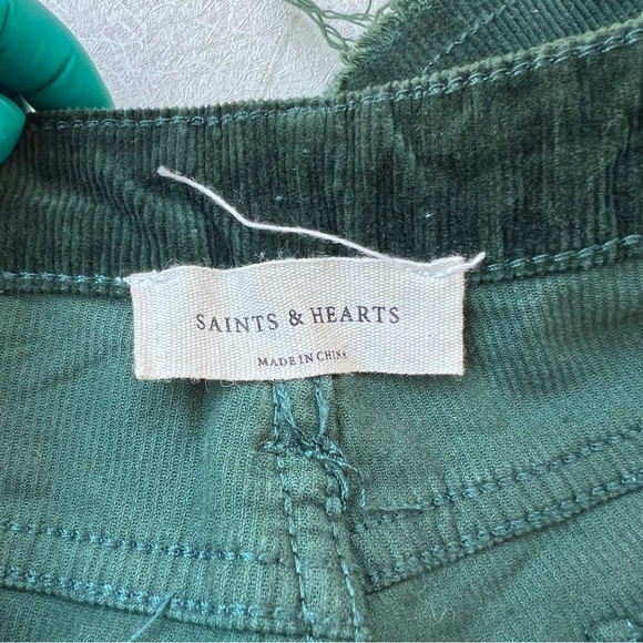 Saints & Hearts Flared Corduroy Pants Women’s Size Medium - Picture 8 of 10
